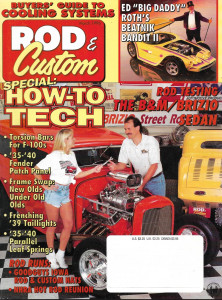 ROD & CUSTOM 1996 MAR - '32 FORD, '39 MERC, '38 CHEVY COUPE, '57 RANCHERO